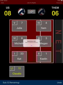 Volleyball Lineup Tracker