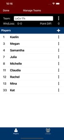 Volleyball Lineup Tracker