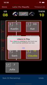 Volleyball Lineup Tracker