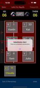 Volleyball Lineup Tracker