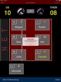 Volleyball Lineup Tracker