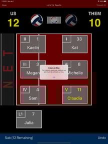 Volleyball Lineup Tracker