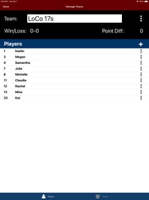 Volleyball Lineup Tracker