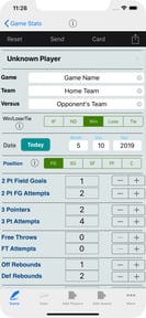 Basketball Player Stat Tracker