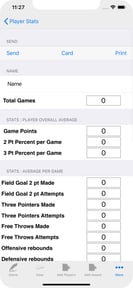 Basketball Player Stat Tracker