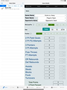 Basketball Player Stat Tracker