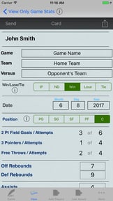 Basketball Player Stat Tracker