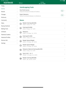 Equibase Todays Racing