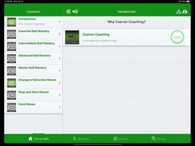 Coerver Soccer Skills at Home
