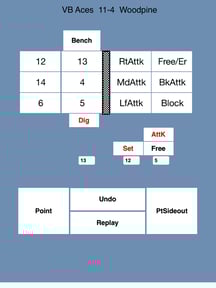 Volleyball Ace Stats