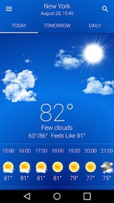 Weather: Clear Skies