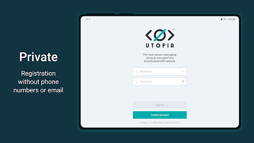 Utopia — Private Messenger