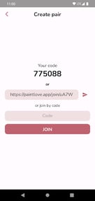 Paint Love - widget for couple