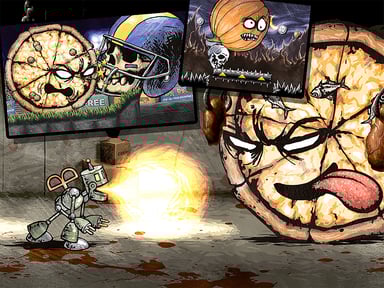 Pizza Vs. Skeletons