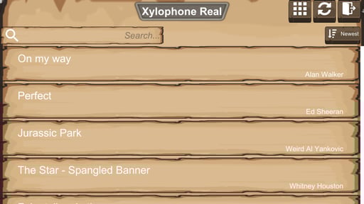 Xylophone Real: 2 mallet types