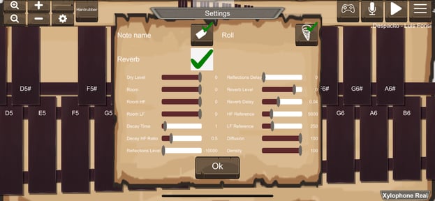 Xylophone Real: 2 mallet types