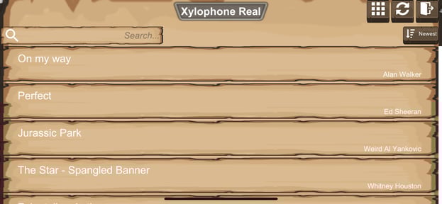 Xylophone Real: 2 mallet types