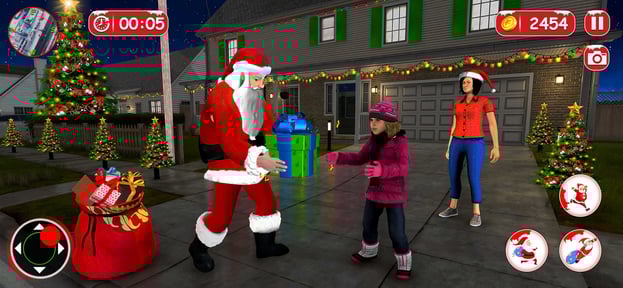 Santa Claus Gift Delivery Game