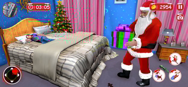 Santa Claus Gift Delivery Game