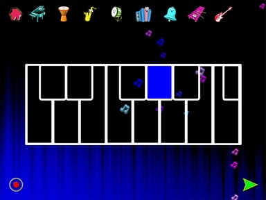 Glow Piano : glowing music fun