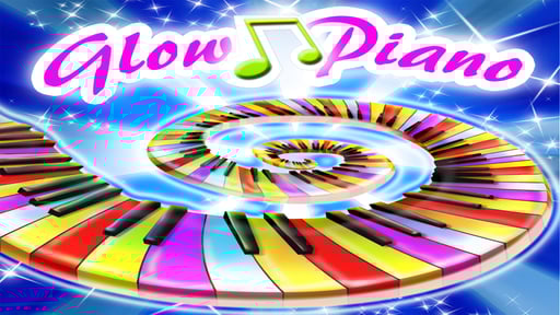 Glow Piano : glowing music fun