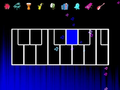 Glow Piano : glowing music fun