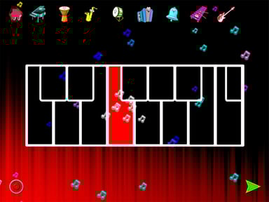 Glow Piano : glowing music fun