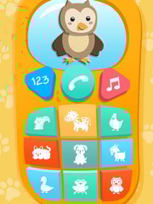 Phone game. Music and sounds