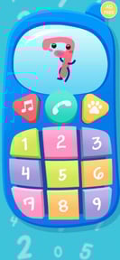 Phone game. Music and sounds