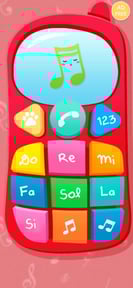 Phone game. Music and sounds