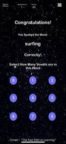 Sports - Comet Spelling Game