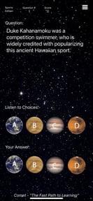 Sports - Comet Spelling Game