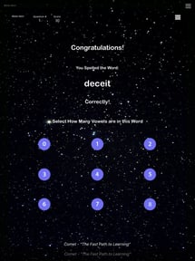 Sports - Comet Spelling Game