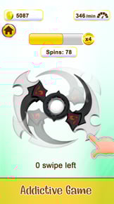 Fidget Hand Spinner 2D Twister