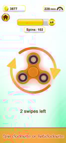 Fidget Hand Spinner 2D Twister