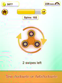 Fidget Hand Spinner 2D Twister