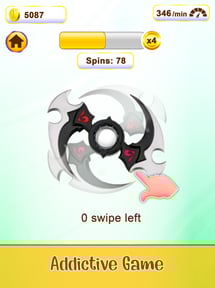 Fidget Hand Spinner 2D Twister