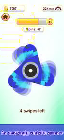 Fidget Hand Spinner 2D Twister