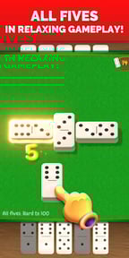 All Fives Dominoes