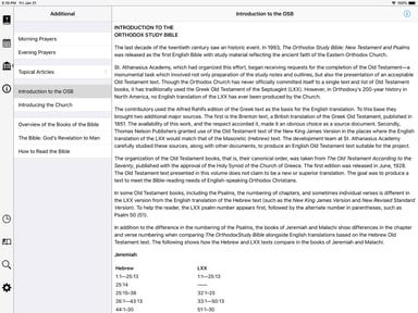 Orthodox Study Bible