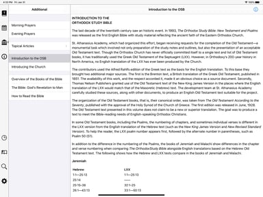 Orthodox Study Bible