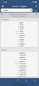 French-English Translation Dictionary and Verbs