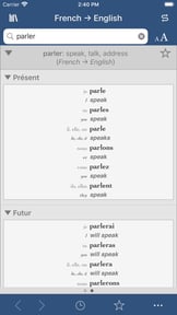 French-English Translation Dictionary and Verbs