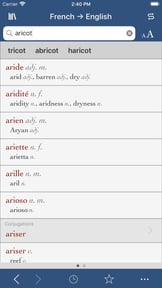 French-English Translation Dictionary and Verbs