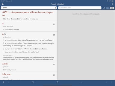 French-English Translation Dictionary and Verbs