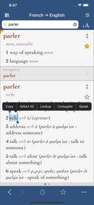 French-English Translation Dictionary and Verbs