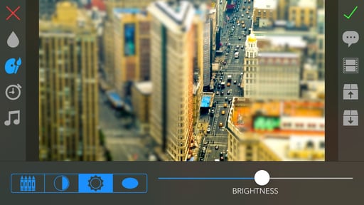 TiltShift Video - Miniature effect for movies and photos