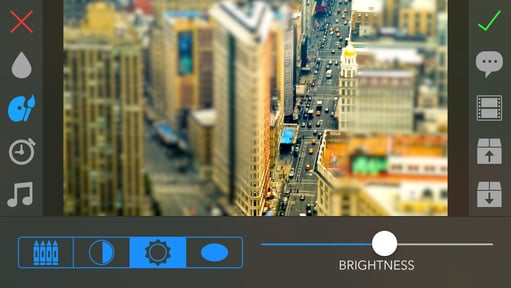 TiltShift Video - Miniature effect for movies and photos