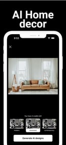 AI interior decoration creativity