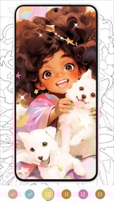 Black Color : Color By Number